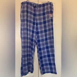 NFL Team Apparel NY Giants Flannel Sleep Pants